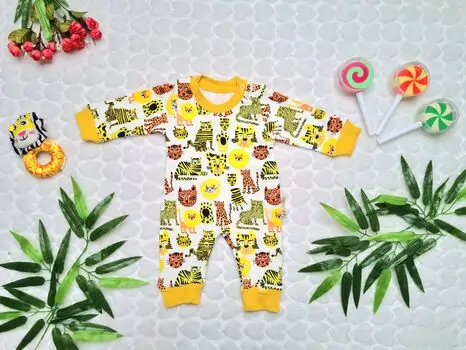 Jungle Animals 19-242 Maibella ჩვილის რომპერი