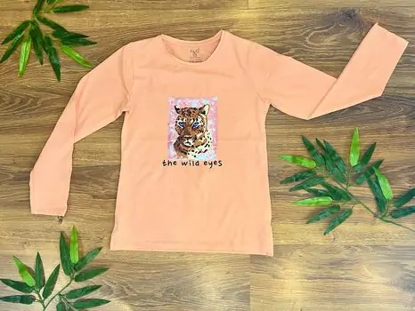 The Wild 723452 ALG Peach გრძელ მკლავიანი მაისური