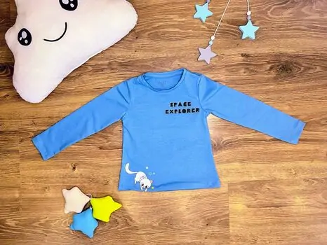 Space Explorer 523413 ALG Blue გრძელ მკლავიანი მაისური