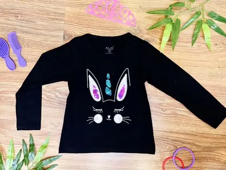 Bunny Black 523408 ALG გრძელ მკლავიანი მაისური