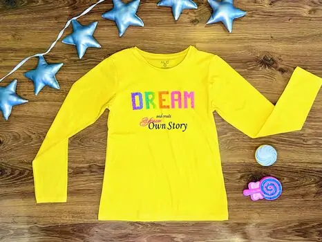 DREAM YELLOW 723408 ALG გრძელ მკლავიანი მაისური