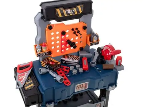 Mobile Tool Set For Kids Blue 8035B სათამაშო ინსტრუმენტების ნაკრები, 9 image