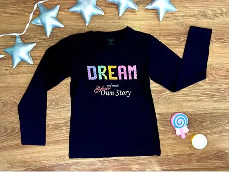 DREAM BLACK 723408 ALG გრძელ მკლავიანი მაისური