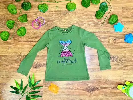 Little Mermaid Green 623425 ALG გრძელ მკლავიანი მაისური