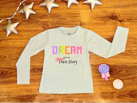 DREAM WHITE 723408 ALG გრძელ მკლავიანი მაისური