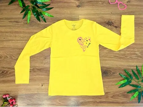 FREE TO FLY 723109 YELLOW  ALG გრძელ მკლავიანი მაისური