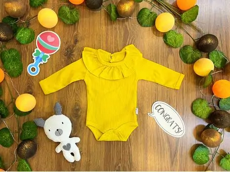 Cute Baby Muratbaby 6402 Yellow ჩვილის ბოდე