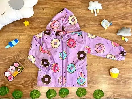 Jacket Crispy Purple 22208 საბავშვო ქურთუკი