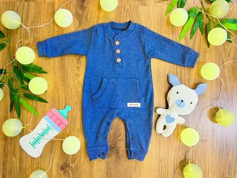 Little Romper MURATBABY 7082 Bule  საბავშვო რომპერი