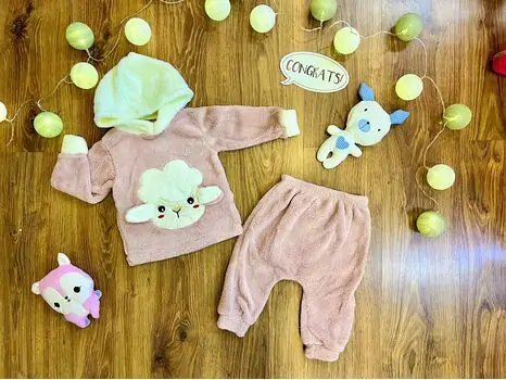 Cute Sheep Set For Baby MURATBABY Pink 7213 საბავშვო ტანსაცმლის ნაკრები