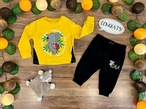 Travel This World Set 2in1 Yellow 122034 ALG თბილი ორეული