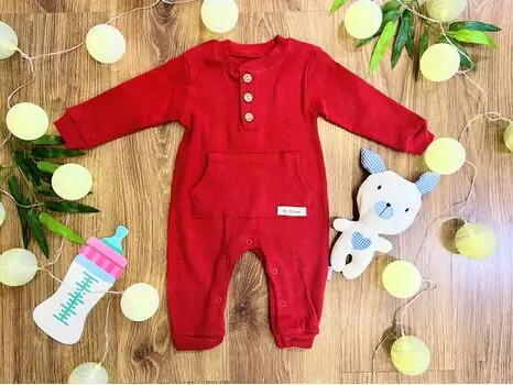 Little Romper MURATBABY 7082 Red საბავშვო რომპერი