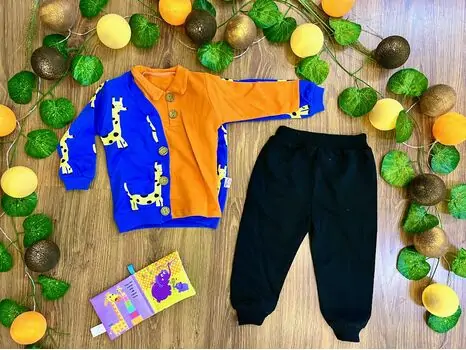 Giraffe Jose Set MURATBABY Orange 6200 საბავშვო ტანსაცმლის ნაკრები
