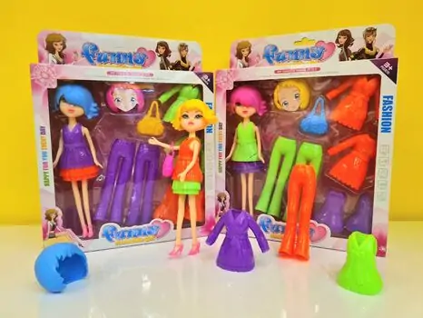 Toy Funny Doll  სათამაშო თოჯინა აქსესუარებით