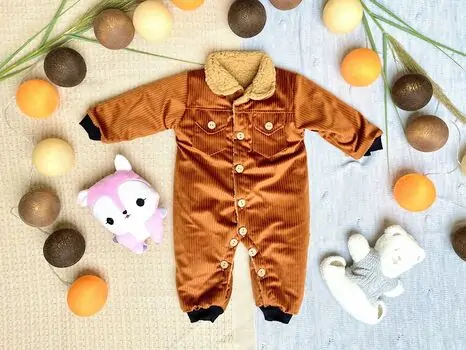 Little Romper MURATBABY Brown 6141 საბავშვო რომპერი