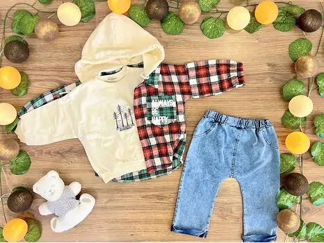 Always Be Happy Set JIKKO Green 6080 საბავშვო ტანსაცმლის ნაკრები