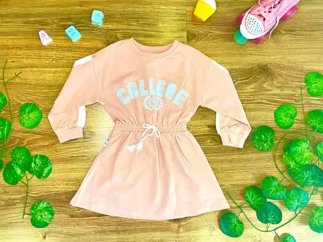 COLLEGE DRESS PINK LIMONES 950 საბავშვო კაბა