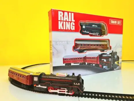 Rail king train set საბავშვო სათამაშო მატარებელი, 2 image