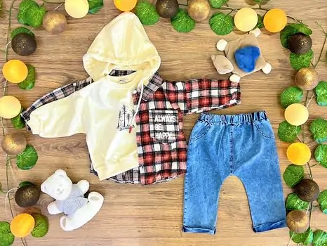 Always Be Happy Set JIKKO 6080 საბავშვო ტანსაცმლის ნაკრები
