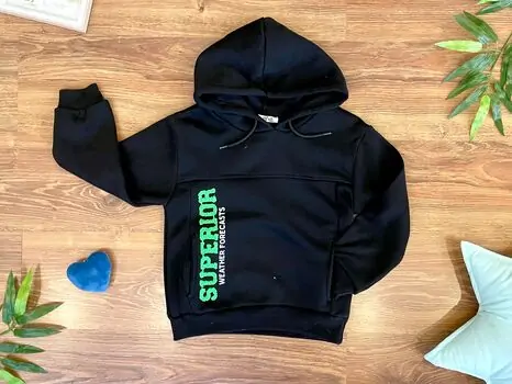 Superior ALG 323478 საბავშვო ჰუდი Black