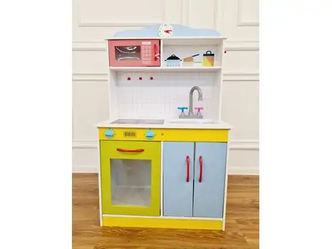 Toy Wooden Kitchen For Kids TX1185 საბავშვო ხის სამზარეულო, 9 image