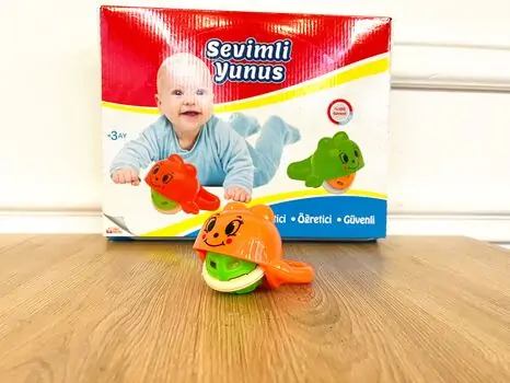 Rattle Cute Turtle CanEm-ის განსავითარებელი სათამაშო კუ, 4 image