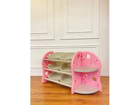 TOY SHELF PINK UN-SJ35 სათამაშოების შესანახი სტენდი