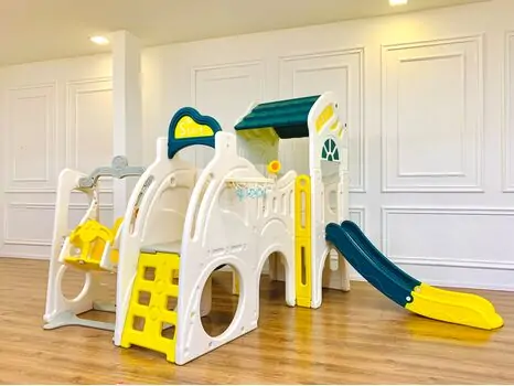 BABY SWING & SLIDE SET UN-PG11 სათამაშო სასრიალოს და საქანელას კომპლექტი