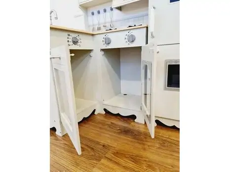 Toy Wooden Kitchen With Accessories TX1196 საბავშვო ხის სამზარეულო, 9 image