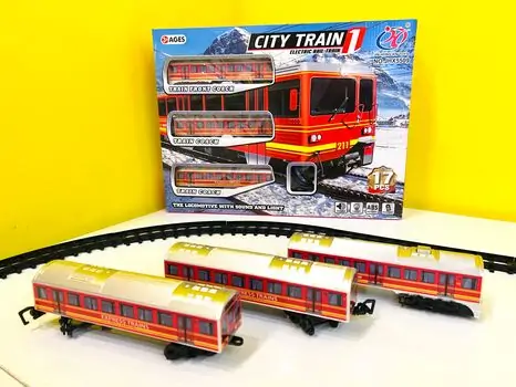 CITY TRAIN სათამაშო ელექტრო მატარებელი JHX5509