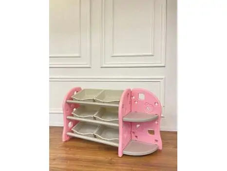 TOY SHELF PINK UN-SJ35 სათამაშოების შესანახი სტენდი, 3 image