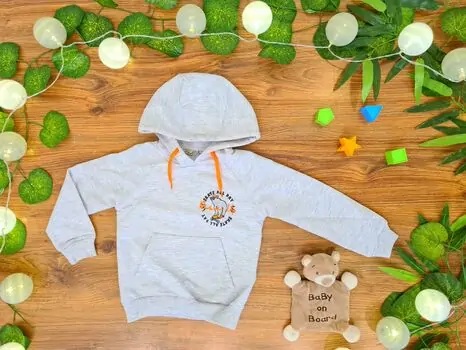 Skate all Day ALG 223452 საბავშვო ჰუდი Grey