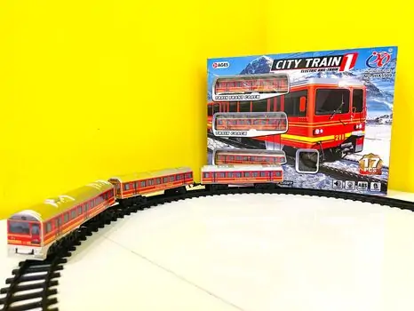 CITY TRAIN სათამაშო ელექტრო მატარებელი JHX5509, 6 image
