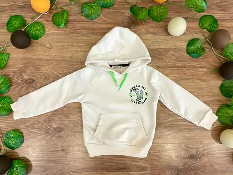 Skate all Day ALG 223452 საბავშვო ჰუდი White