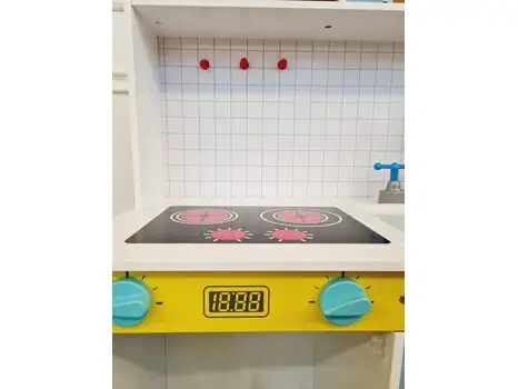Toy Wooden Kitchen For Kids TX1185 საბავშვო ხის სამზარეულო, 6 image