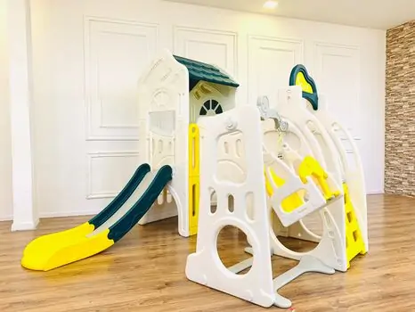BABY SWING & SLIDE SET UN-PG11 სათამაშო სასრიალოს და საქანელას კომპლექტი, 2 image