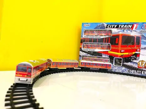 CITY TRAIN სათამაშო ელექტრო მატარებელი JHX5509, 7 image