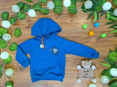 Skate all Day ALG 223452 საბავშვო ჰუდი Blue