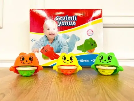 Rattle Cute Turtle CanEm-ის განსავითარებელი სათამაშო კუ, 5 image