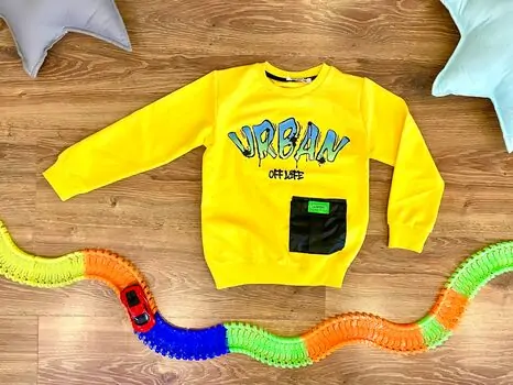 URBAN ALG 323439 საბავშვო გრძელ მკლავიანი მაისური YELLOW