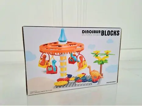 dinosaur flying chair blocks 222-B103 საბავშვო კონსტრუქტორი, 2 image