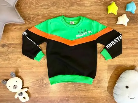BORN TO BE ALG 323459 საბავშვო გრძელ მკლავიანი მაისური GREEN