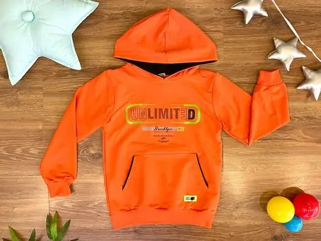 UNLIMITED LOST ALG 423471 საბავშვო ჰუდი Orange