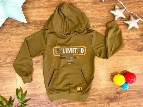 UNLIMITED LOST ALG 423471 საბავშვო ჰუდი Brown