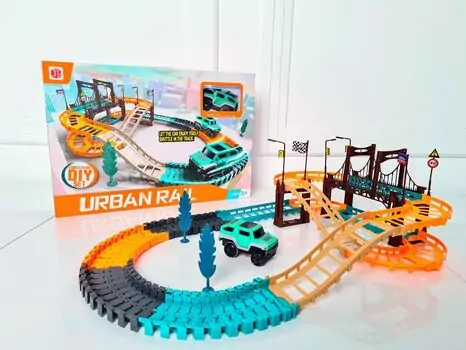 ELECTRIC URBAN RAIL 888-62 სათამაშო მანქანა ტრასებით, 3 image