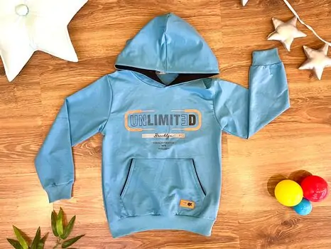 UNLIMITED LOST ALG 423471 საბავშვო ჰუდი Blue