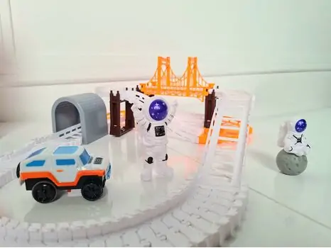 ELECTRIC URBAN RAIL 888-73 სათამაშო მანქანა ტრასებით, 2 image