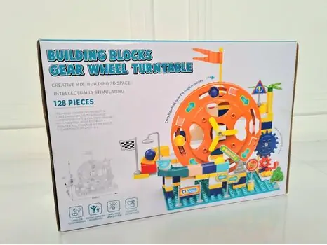 building blocks gear wheel turntable 222-B98 საბავშვო კონსტრუქტორი, 2 image