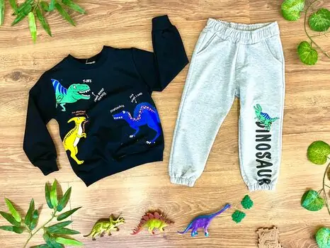 T-REX 2IN1 SET ALG 223446 საბავშვო სპორტული ორეული Black