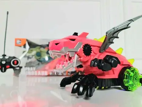 Spray Dinosaur FN617-1 სათამაშო დინოზავრი დისტანციური მართვით და ორთქლის ეფექტით, 4 image